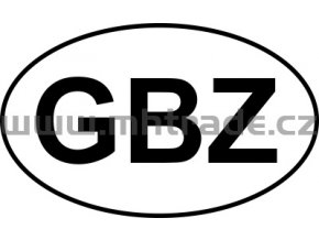 Samolepka Mpz GBZ Gibraltar