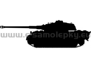 Samolepka Tank King Tiger 02