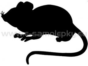 Samolepka - Myš