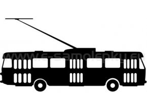 Samolepka - Trolejbus