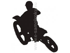 Samolepka - Motocyklista 04