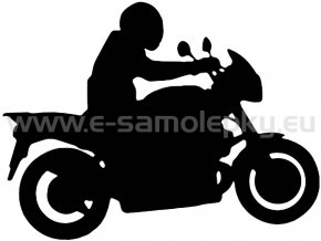 Samolepka - Motocyklista 10