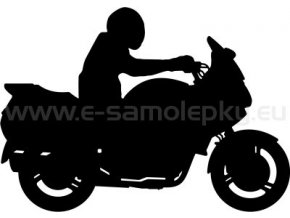 Samolepka - Motocyklista 21