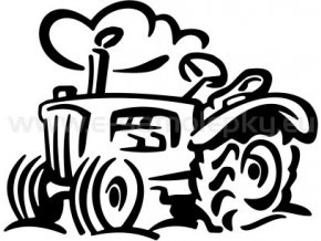 Samolepka - Traktor