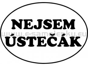 Samolepka - Nejsem Ústečák