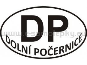 Samolepka - PZ - Dolní Počernice - DP