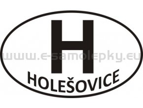 Samolepka - PZ - Holešovice - H