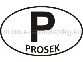 Samolepka - PZ - Prosek - P