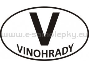 Samolepka - PZ - Vinohrady - V