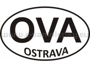 Samolepka - PZ - Ostrava - OVA