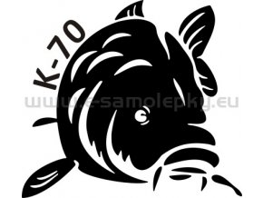Samolepka - Kapr 08  K-70