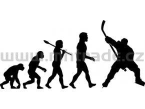 Samolepka - Hokejista 12 evoluce