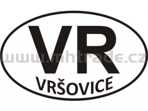 Samolepka - PZ - Vršovice - VR