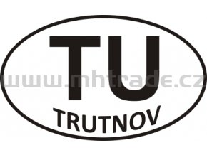 Samolepka - PZ - Trutnov - TU