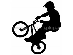 Samolepka - Cyklista BMX