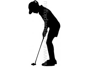 Samolepka - Golfistka 03