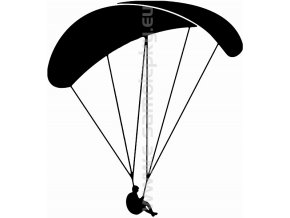 Samolepka - Paragliding 02