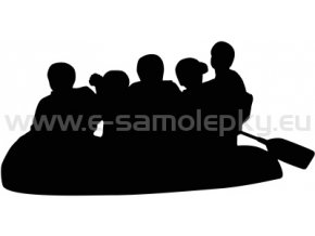 Samolepka - Rafting