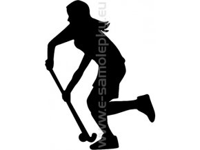 Samolepka - Pozemní hokej- žena