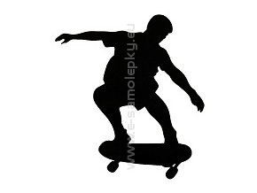 Samolepka - Skateboard
