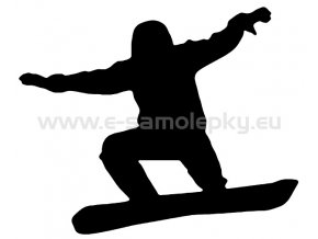 Samolepka - Snowboardista 04