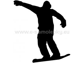 Samolepka - Snowboardista 05