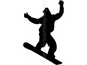 Samolepka - Snowboardista 08