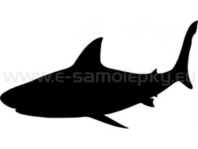 Samolepka - Žralok 03