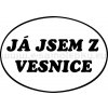 Samolepka - Já jsem z vesnice