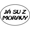 Samolepka - Já su z Moravy