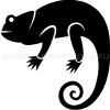Samolepka - Chameleon 02