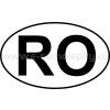Samolepka - MPZ - Rumunsko - RO - BEZ BÍLÉHO PODKLADU