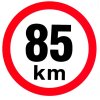 Samolepka - Omezená rychlost 85 km/h