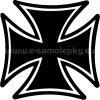 Samolepka - Maltézský kříž