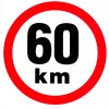 Samolepka - Omezená rychlost 60 km/h