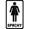 Samolepka - Sprchy ŽENY