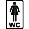 Samolepka - WC ŽENY