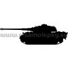 Samolepka Tank King Tiger 02