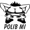 Samolepka - Polib mi...