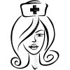 Samolepka - Zdravotní sestra