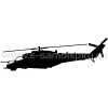 Samolepka - Vrtulník Mi 24