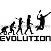 Samolepka - Badminton evoluce