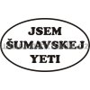 Samolepka - Jsem šumavskej Yeti