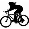 Samolepka - Cyklistka