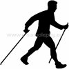 Samolepka - Nordic Walking