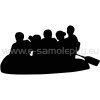 Samolepka - Rafting