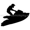 Samolepka - Vodní skůtr 02