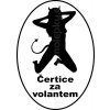 Samolepka - Čertice za volantem