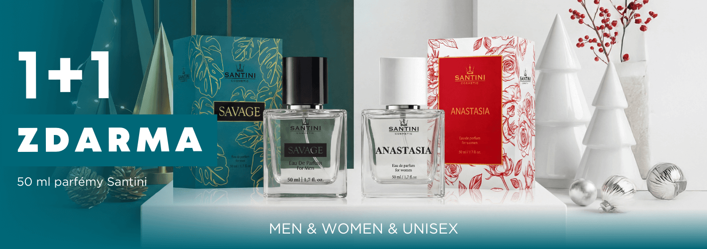 Parfém Santini 1+1 zdarma | Parfémy na e-santini.cz