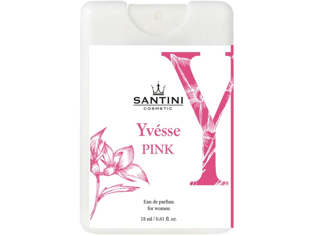 SANTINI Pink Yvésse 18 ml - parfémovaná voda pro ženy  | cestovní mini balení
